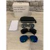 Image 1 : Botpov Eyewear 3 Pairs of Sun Glasses With Case