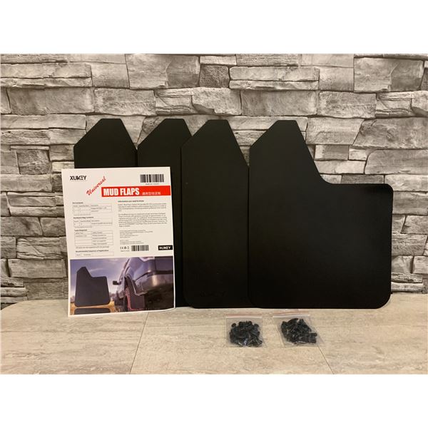 Rally Armor MF-20-BAS-RD Black Red Mud Flap With Logo Universal Fitment