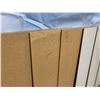 Image 2 : Lot of 7 MDF Pressboard With A teal Malamine Backing 34 1/2 X 17 3/4 X 1/4 " Thick