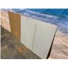 Image 3 : Lot of 7 MDF Pressboard With A teal Malamine Backing 34 1/2 X 17 3/4 X 1/4 " Thick