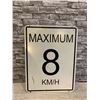 Image 1 : Maximum 8km/H Aluminum Sign