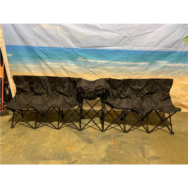 8 Person Folding Camp Chair With Cooler
