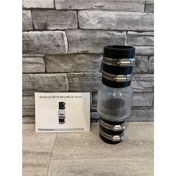 PumpSpy Silent Check Valve - 1-1/2 in with Buna-N Couplings