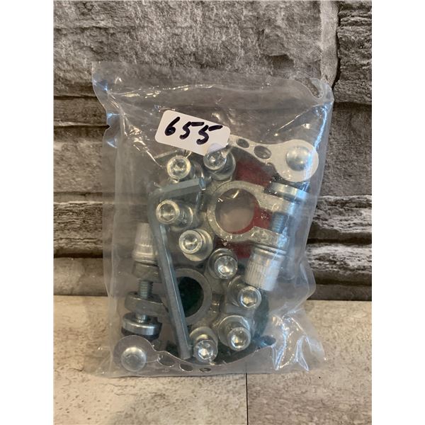 Moly Magnolia Car Battery Terminal Connectors - 2 Pcs - 4 Way Quick Release