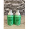 Image 1 : Lot of 2 ATTITUDE Super Leaves Foaming Hand Soap - Green Apple & Basil