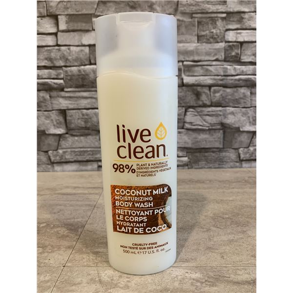 Live Clean Coconut Milk Moisturizing Body Wash - 500ml