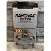Image 2 : Lot of 2 Packs of 60 Rayovac Hearing Aid Batterys - 120 Total