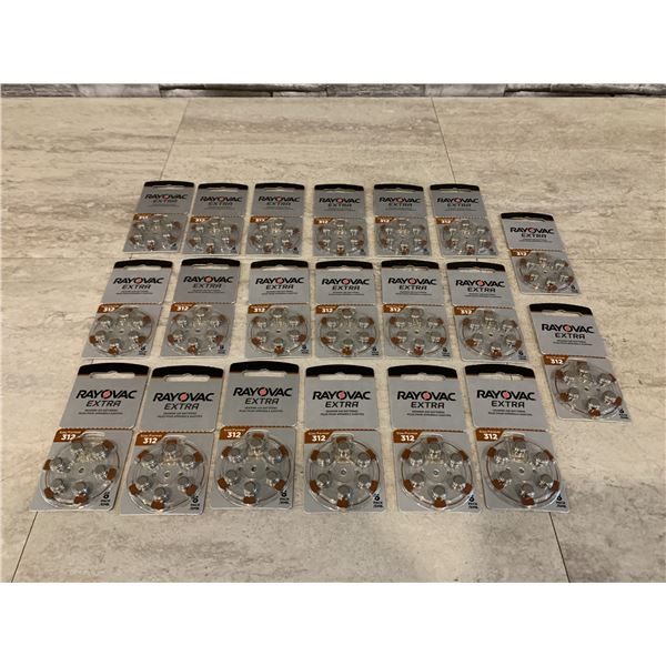 Lot of 2 Packs of 60 Rayovac Hearing Aid Batterys - 120 Total