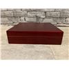 Image 7 : Cherry Finish Spanish Cedar Humidor With Magnet Seal And Humidifier Gel