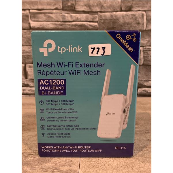 TP-Link Mesh WI-FI Extender AC1200 Dual- Band