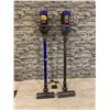 Image 1 : Lot of 2 Dyson V7/V8 One Turns-On/ One Does Not - Comes With Charger