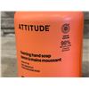 Image 3 : Lot of 2 Attitude Super Leaves Foaming Hand Soap Pink Grapefruit 295ml Each