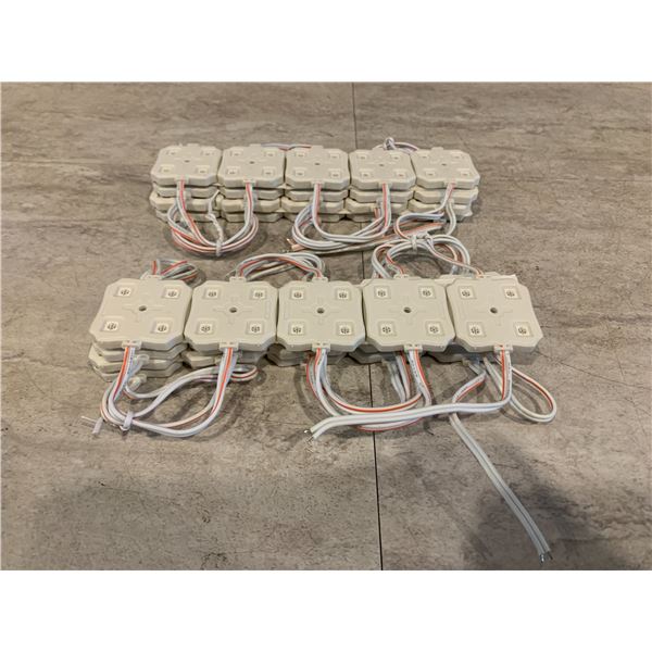 40 Pcs Yellow LED Modules - 5050 - DC12v