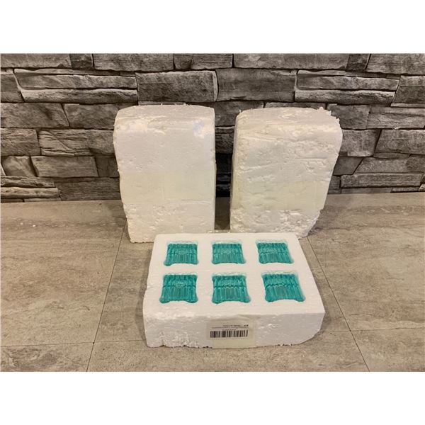 Lot of 18 Candle Holders - Romadedi Glass - Green Taper