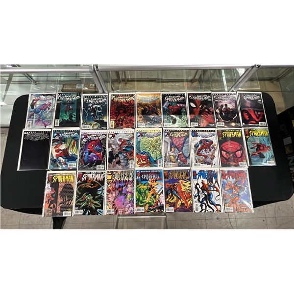(25) MARVEL THE AMAZING SPIDER-MAN THE LEGEND REBORN COMIC BOOKS; #21-45