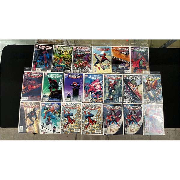 (20) MARVEL THE AMAZING SPIDER-MAN COMIC BOOKS; INCOMPLETE RUN #486-505