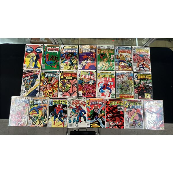(22) MARVEL PETER PARKER THE SPECTACULAR SPIDER-MAN COMIC BOOKS; #59-63 & #65-81