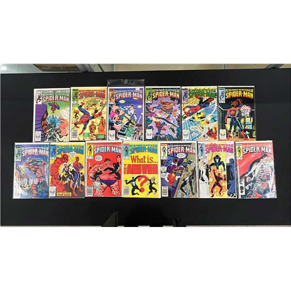 (12) MARVEL PETER PARKER THE SPECTACULAR SPIDER-MAN COMIC BOOKS; #82-89 & #90-95