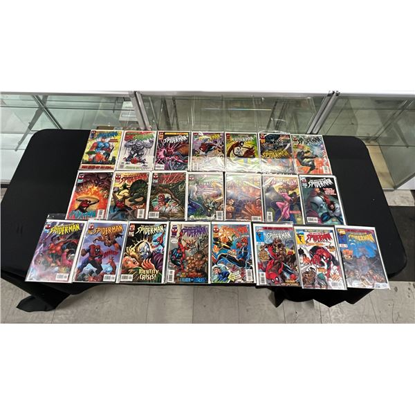 (22) MARVEL THE SPECTACULAR SPIDER-MAN COMIC BOOKS; COMPLETE RUN #229-250