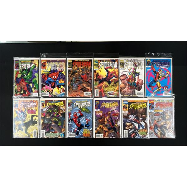 (12) MARVEL THE SPECTACULAR SPIDER-MAN COMIC BOOKS; #251-256 & #258-263