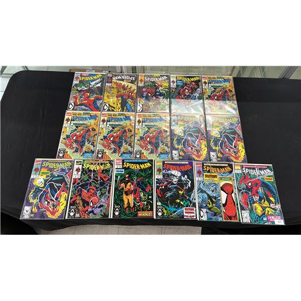 (16) MARVEL SPIDER-MAN COMIC BOOKS; COMPLETE RUN #2-12