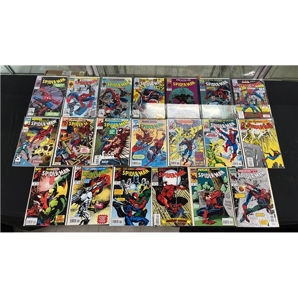 (20) MARVEL SPIDER-MAN COMIC BOOKS; COMPLETE RUN #27-46