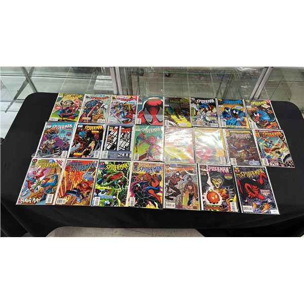 (23) MARVEL SPIDER-MAN COMIC BOOKS; COMPLETE RUN #47-69