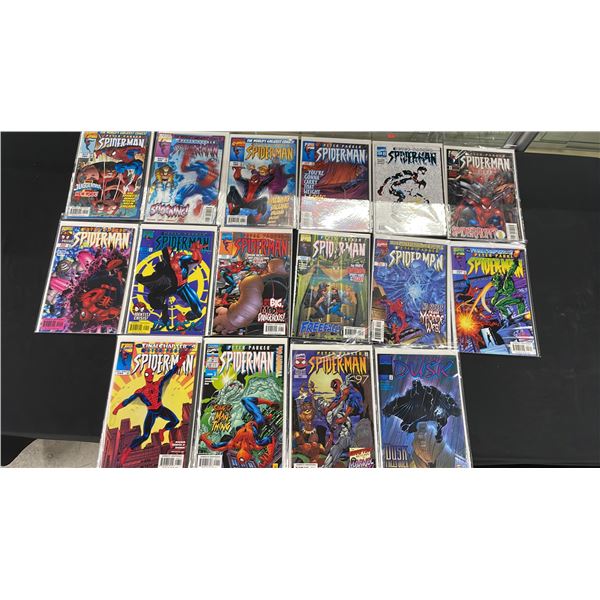 (15) MARVEL PETER PARKER SPIDER-MAN COMIC BOOKS; #84-90, 92, #94-99, ANNUAL, '97 & DUSK #1