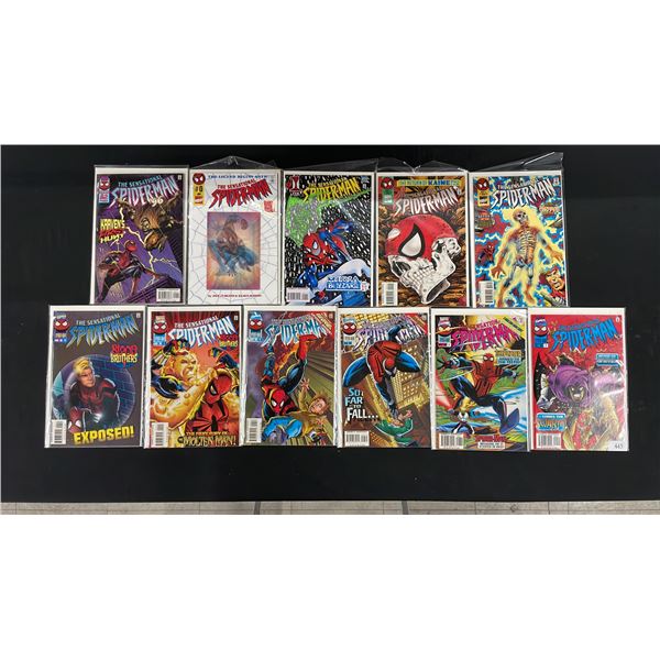 (11) MARVEL THE SENSATIONAL SPIDER-MAN COMIC BOOKS; COMPLETE RUN #0-9 & '96 KRAVEN'S FIRST HUNT