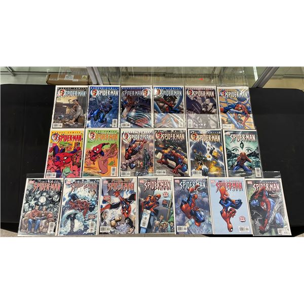 (19) MARVEL PETER PARKER SPIDER-MAN COMIC BOOKS; #36-43, #46-48, #50-56