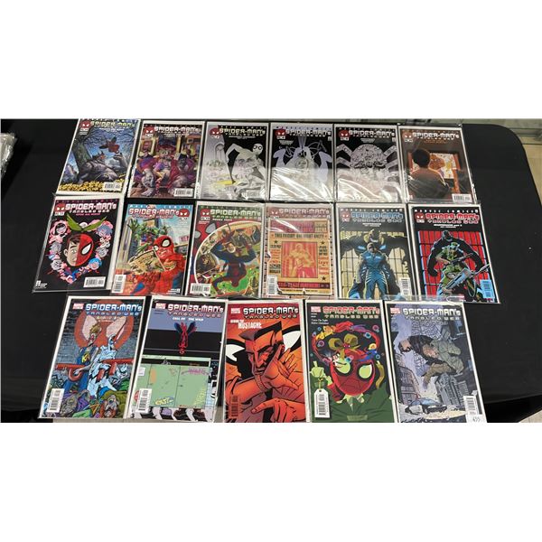 (16) MARVEL SPIDER-MAN'S TANGLED WEB COMIC BOOKS; #5-14, #16-22