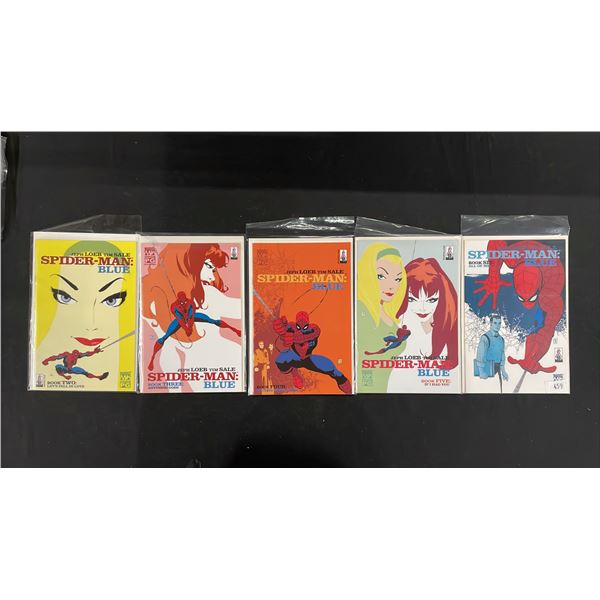 (5) MARVEL SPIDER-MAN: BLUE COMIC BOOKS; #2-6