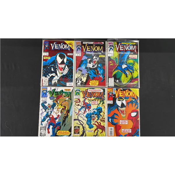 (6) MARVEL VENOM LETHAL PROTECTOR COMIC BOOKS; #1-6