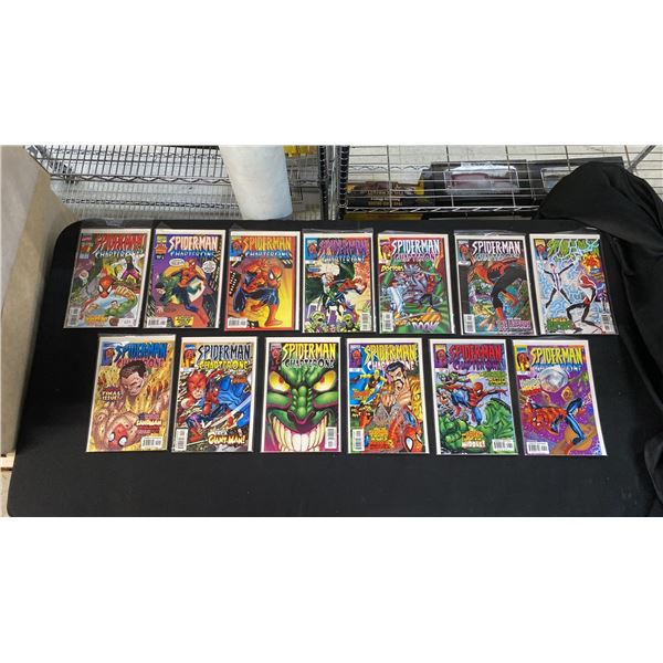 (13) MARVEL SPIDER-MAN CHAPTER ONE COMIC BOOKS; COMPLETE RUN #0-12