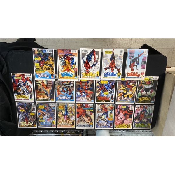 (19) MARVEL SPIDER-GIRL COMIC BOOKS; #0-5, 7 & #9-20