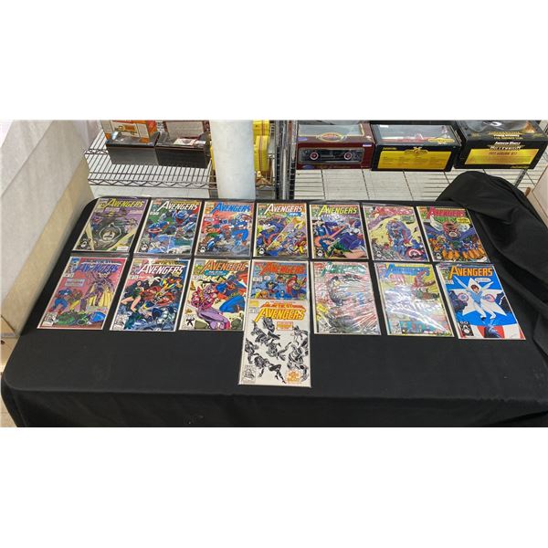 (15) MARVEL THE AVENGERS COMIC BOOKS; COMPLETE RUN #333-347