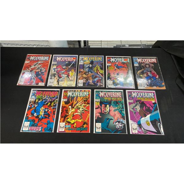 (9) MARVEL WOLVERINE COMIC BOOKS; #2-7, 9, 11 & 12