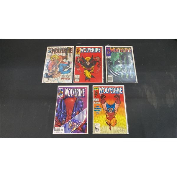 (5) MARVEL WOLVERINE COMIC BOOKS; #10, 17. 23. 27 & 155