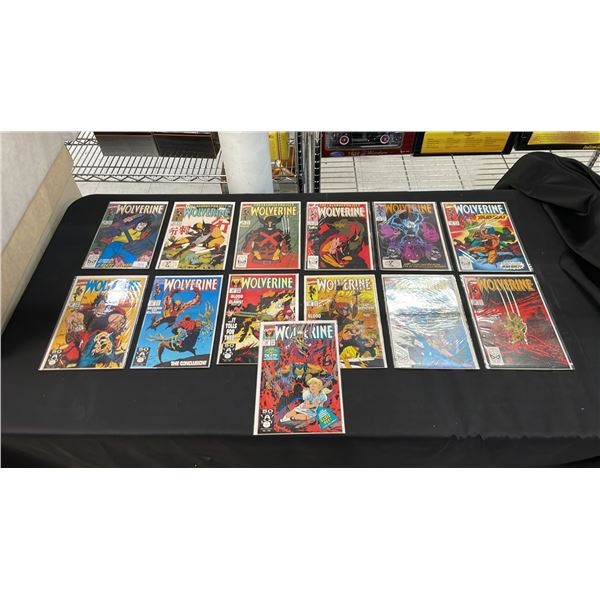 (13) MARVEL WOLVERINE COMIC BOOKS; #26, #28-39