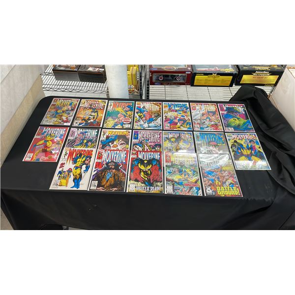 (19) MARVEL WOLVERINE COMIC BOOKS; COMPLETE RUN #51-69