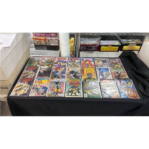 (21) MARVEL WOLVERINE COMIC BOOKS; #70-87, 89 & 90