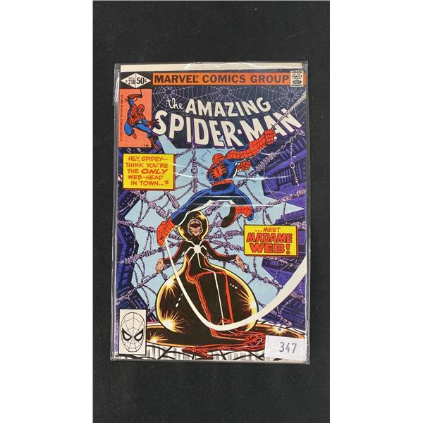 MARVEL THE AMAZING SPIDER-MAN #210 COMIC BOOK; 1ST APPEARANCE OF MADAME WEB