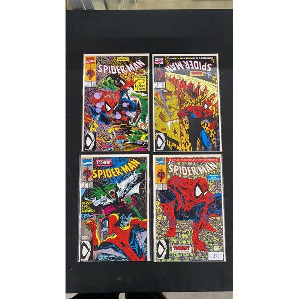MARVEL SPIDER-MAN COLLECTOR'S ISSUE #1-4 COMIC BOOKS SIGNED BY TODD MCFARLANE