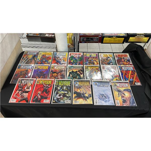 (20) MARVEL WOLVERINE COMIC BOOKS; #145-154 & #156-165