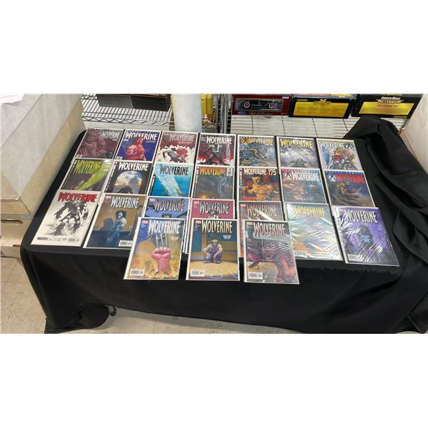 (24) MARVEL WOLVERINE COMIC BOOKS; COMPLETE RUN #166-189