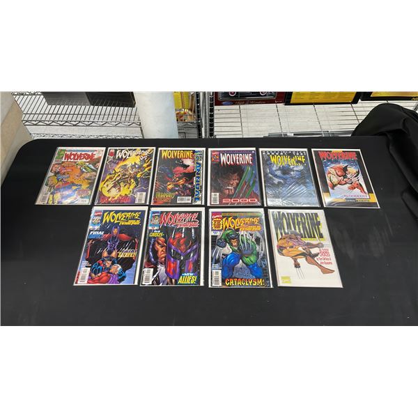 (10) MARVEL WOLVERINE COMIC BOOKS