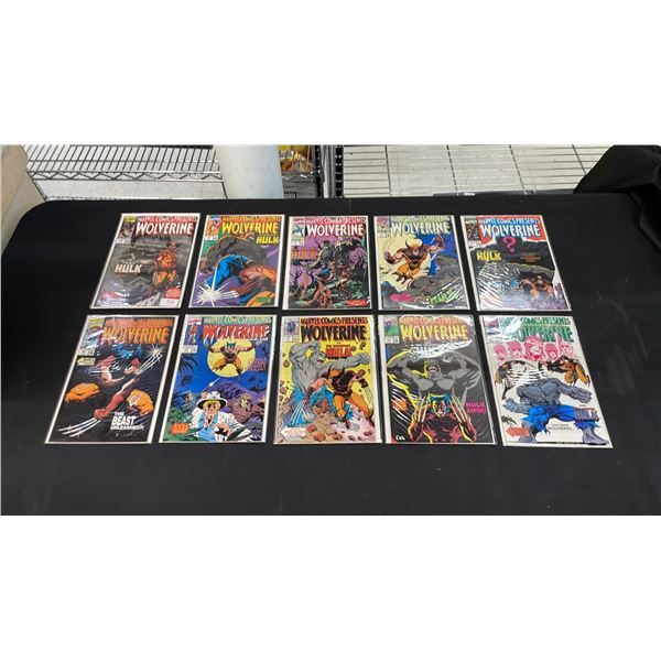 (10) MARVEL COMICS PRESENTS WOLVERINE COMIC BOOKS; COMPLETE RUN #54-63