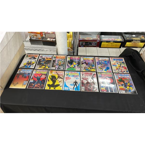 (14) MARVEL COMICS PRESENTS WOLVERINE COMIC BOOKS; #101-112, 114 & 115