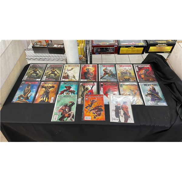 (17) ASSORTED MARVEL WOLVERINE COMIC BOOKS
