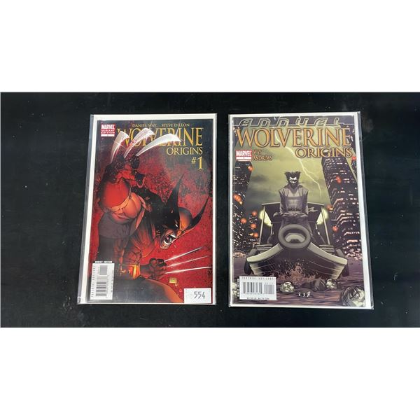 MARVEL WOLVERINE ORIGINS #1 COMIC BOOK & WOLVERINE ORIGINS #1 VARIANT COVER COMIC BOOK